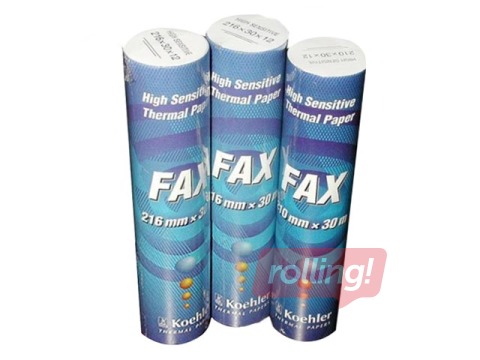 Fax paper Tehnoinform, 210mm x 30m