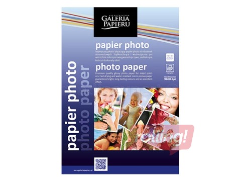 Fotopaber, läikiv, 10x15cm, 240g/m², 25 lehte