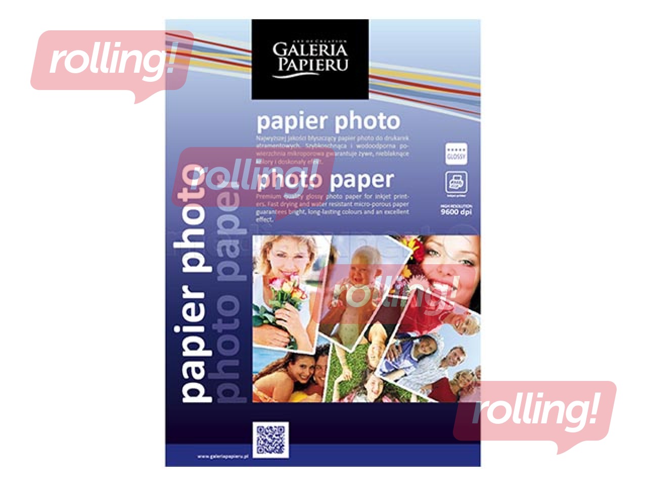 Fotopaber, läikiv, 10x15cm, 240g/m², 25 lehte