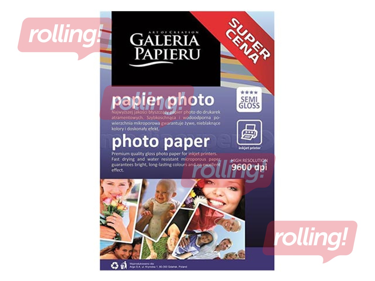 Photo paper, matt, A4, 120g/m², 50 sheets
