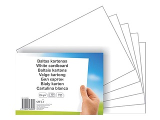 Kartong, A4, valge, 300g/m², 10 lehte
