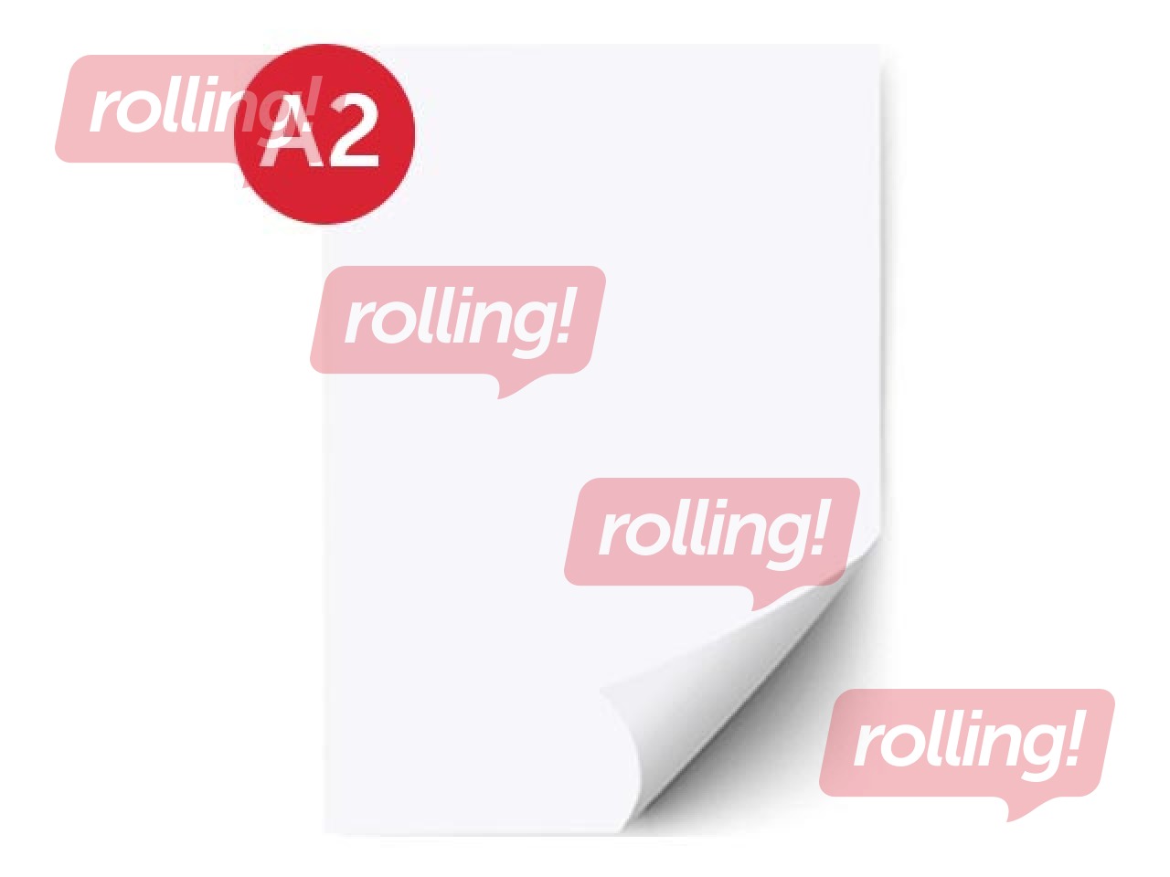 Kartong Happy Color, A2, valge, 25 lehte