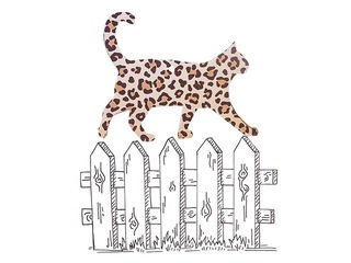 Cardboard shape set  Happy Color, Pets, 10x6cm, 5 pcs