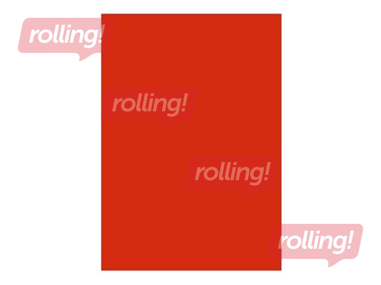 Kartong Rainbow, A4, punane, 230g/m², 25 lehte