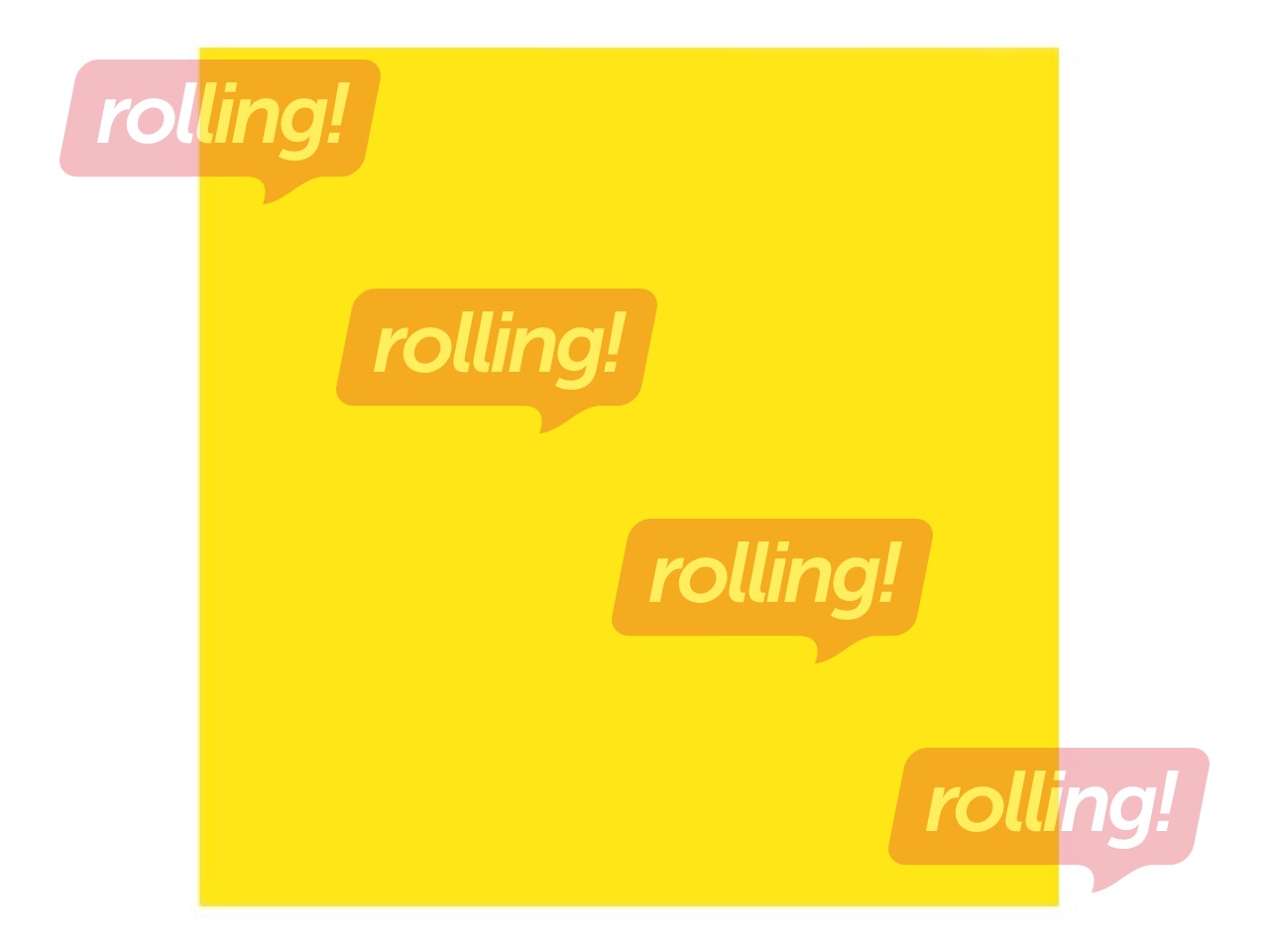 Cardboard Rainbow double-sided, A4, yellow, 230g/m², 25 sheets