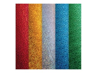 Набор голографического картона, односторонний, А4, разные цвета, 15 листов