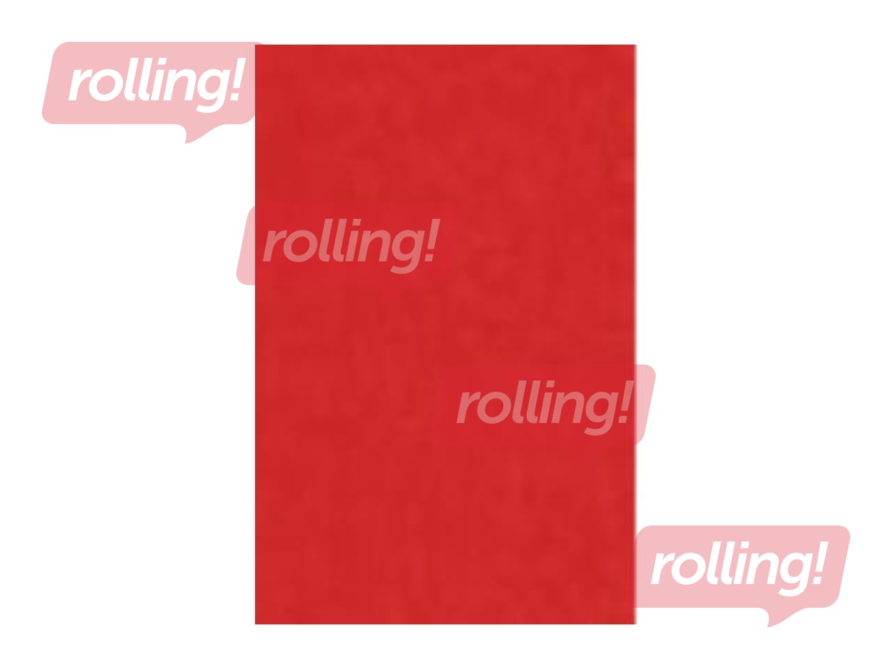 Kartong Happy Color, kahepoolne, A4, 170g/m², punane, 25 lehte