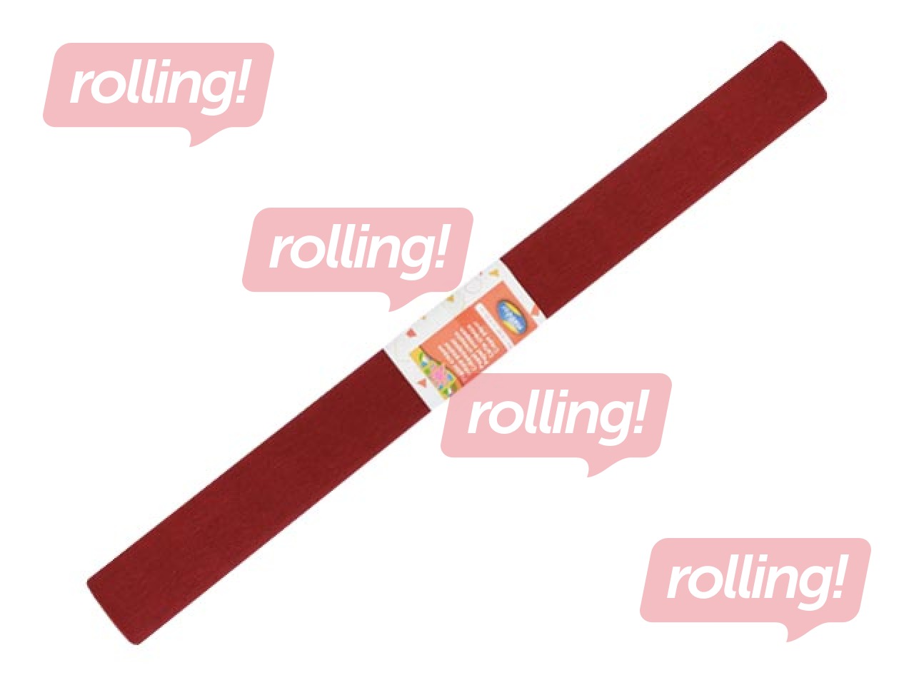 Креповая бумага Maildor, 0.5х2.5м, бордовый