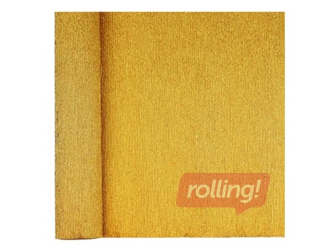 Crepe paper 0.5x2m, gold