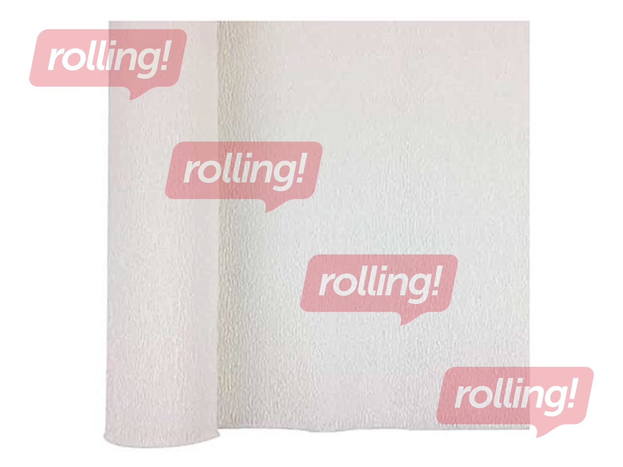 Kreppapīrs, 0.5x2m, balts