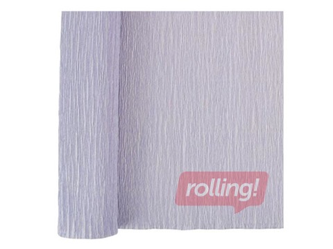 Crepe paper 0.5x2m, grey