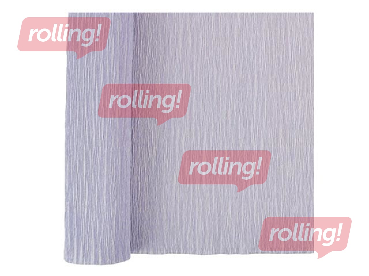 Crepe paper 0.5x2m, grey
