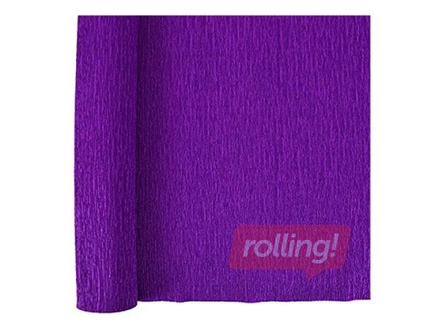 Crepe paper Interdruk, 0.5x2m, violet