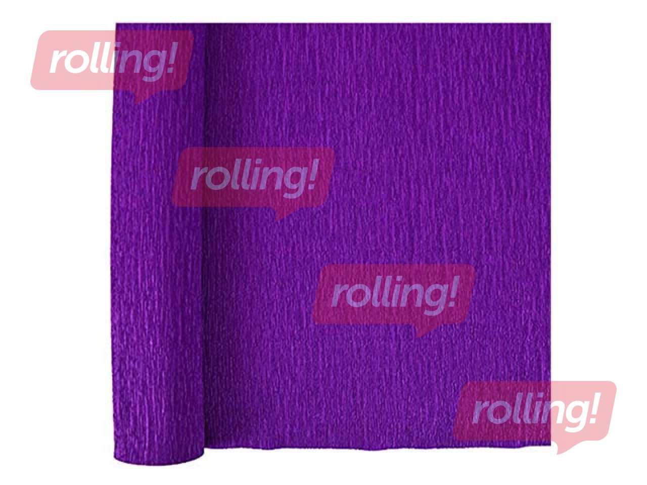 Crepe paper Interdruk, 0.5x2m, violet