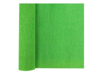 Crepe paper, green, 0.5x2m
