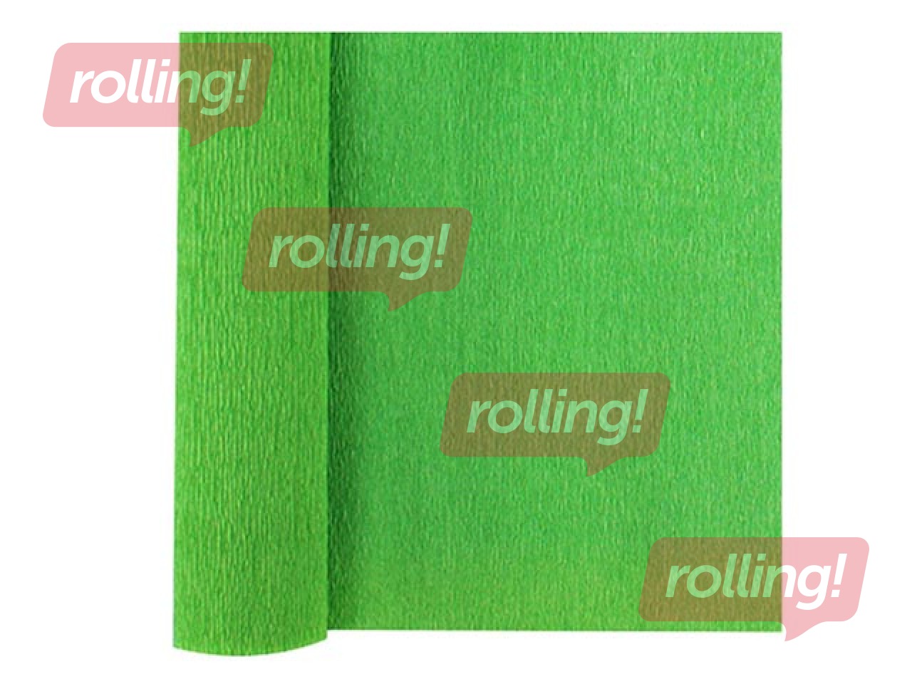 Krepp-paber, roheline, 0.5x2m