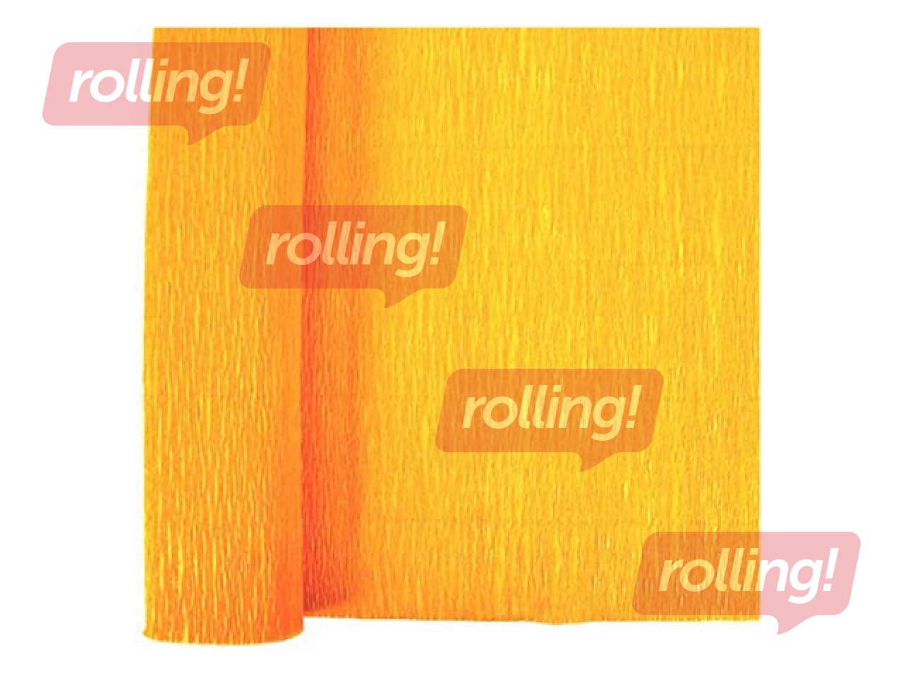 Krepp-paber 0.5x2m, oranž