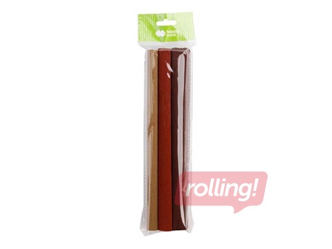 Crepe paper Happy Color, 25x200cm, brown colors, 3 rolls