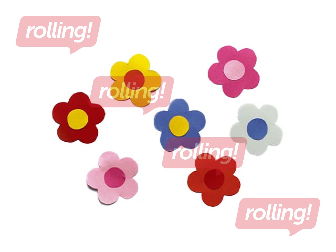 Aplikāciju papīrs Happy Color, A4, divpusīgs, dažādās krāsās, 15 lapas