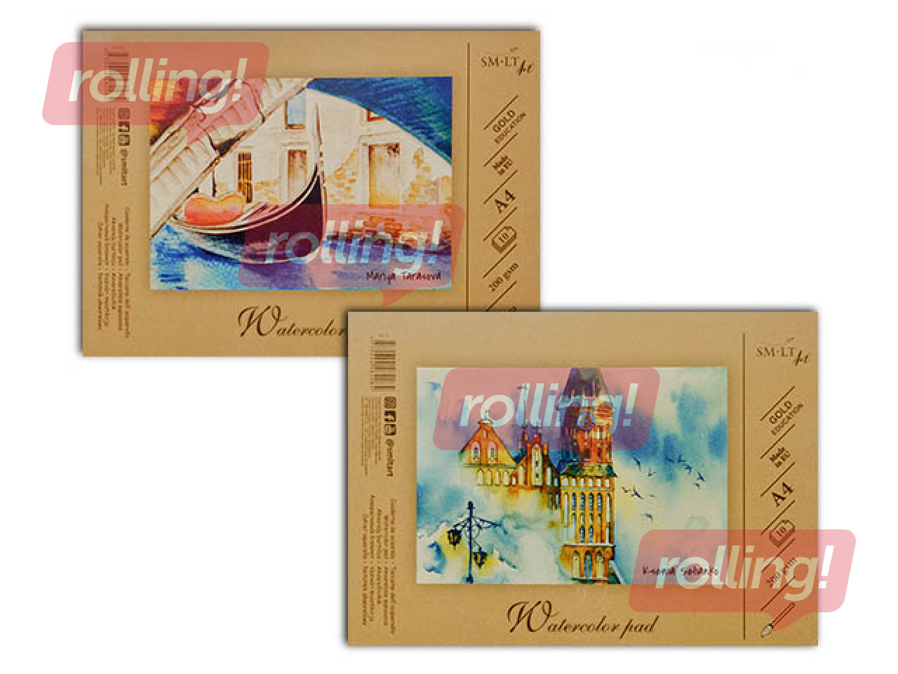 Watercolor album, A4, 200g/m², 10 sheets