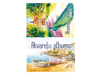 Akvareļu albums, A4, 210 g/m2, 15 loksnes