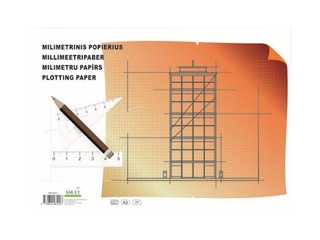 Millimeeterpaberi  A3, 20 paper
