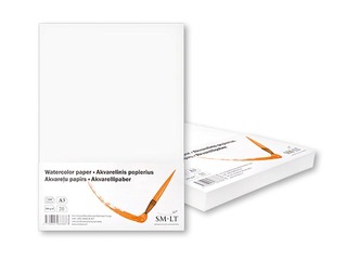 Akvarellpaber SM·LT, A3, 200g/m², 100 lehte