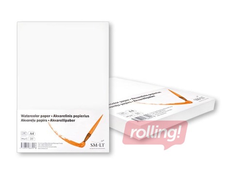 Akvarellpaber SM·LT, A4, 200g/m², 100 lehte