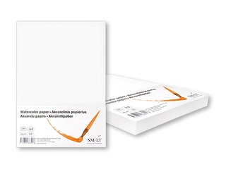 Watercolor paper SM·LT, A4, 200g/m², 100 sheets