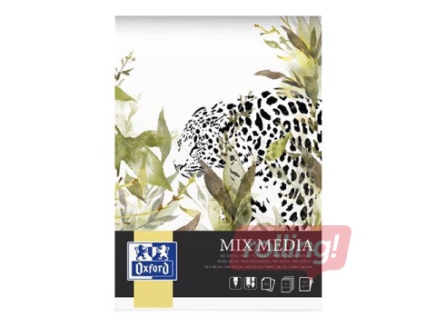 Zīmēšanas albums Oxford, A4, 225g/m², 25 loksnes