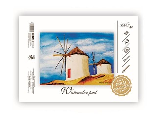 Vesivärvi vihik SM·LT, A3, 210g/m², 20 lehte