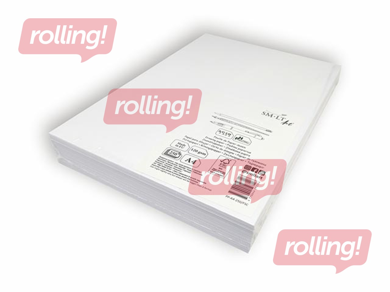 Joonistuspaber SM·LT, A4, 120g/m², 250 lehte