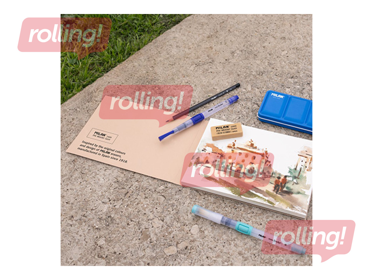 Watercolour sketchbook Milan, A6, 300g/m², 30 sheets