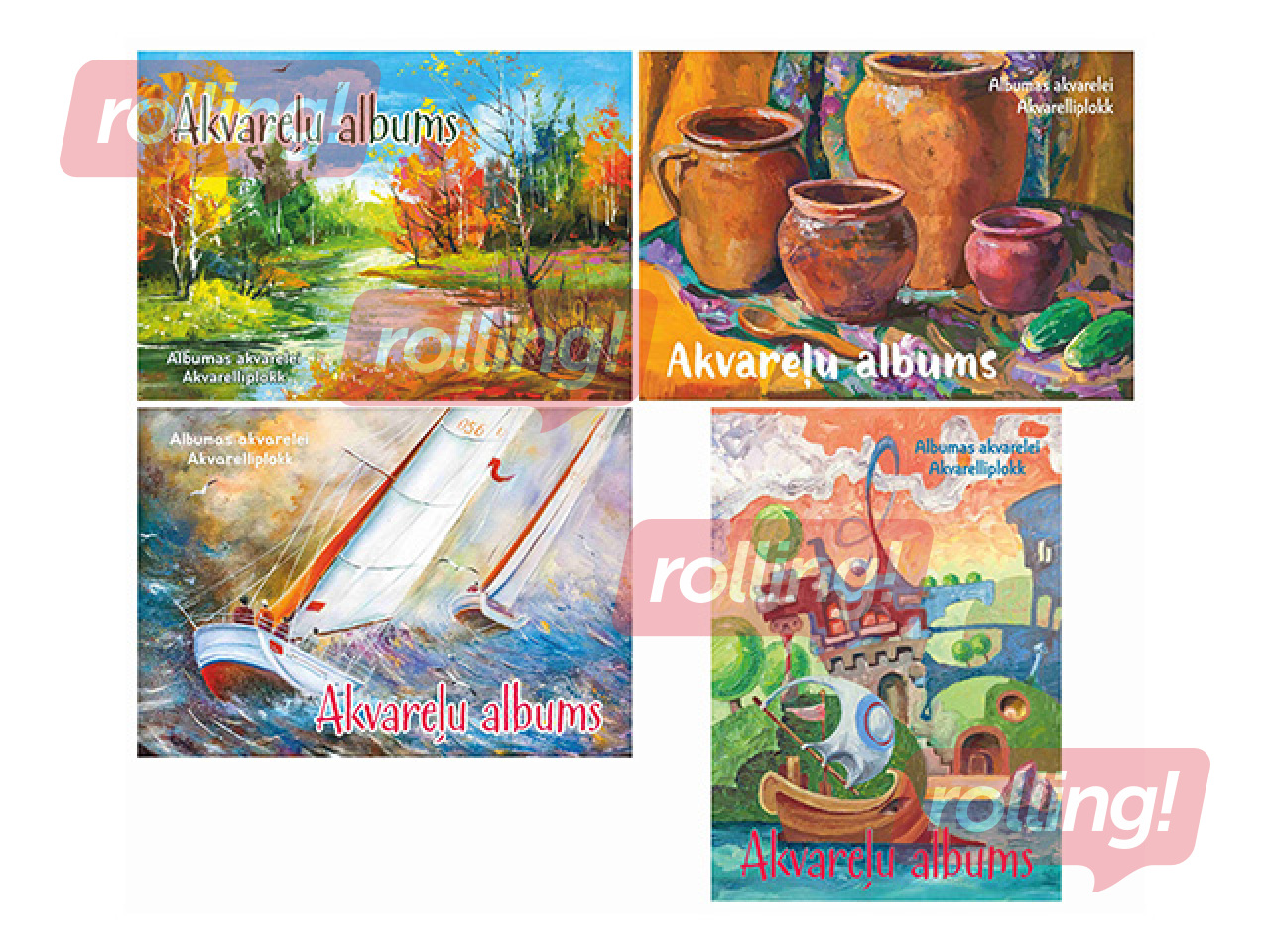 Watercolour album, A4, 180g/m2, 20 sheets