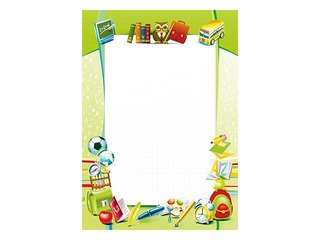 Dekorative paper School, A4, 170g/m², 25 sheets