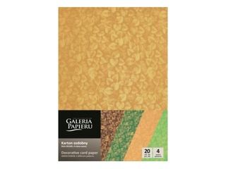Decorative card paper mix, The Power of Green, A4, 200g/m², 20 sheets