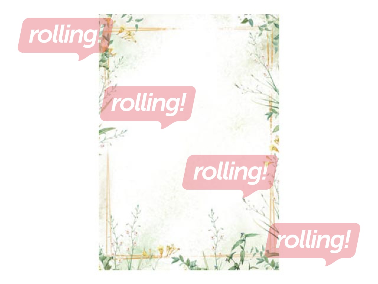 Dizaina papīrs Meadow Sheet, A4, 100g/m², 50 loksnes