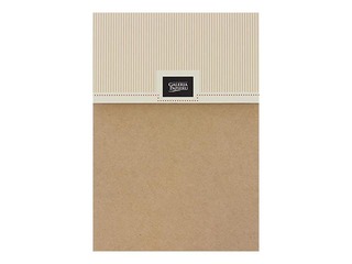 Self-adhesive kraft paper sheets, A5, 12 sheets
