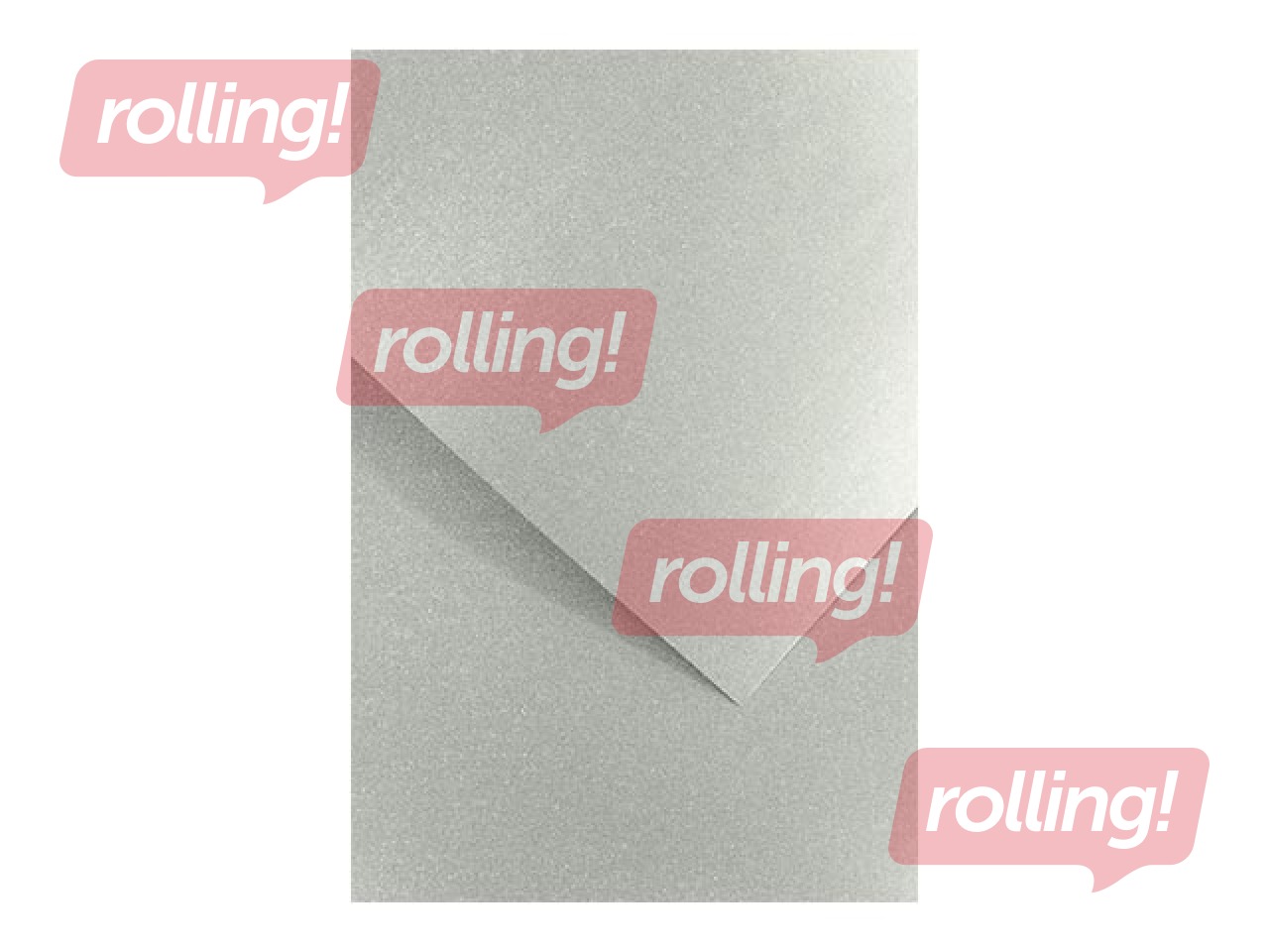 Design paper Millenium, silver, A4, 180g/m², 20 sheets