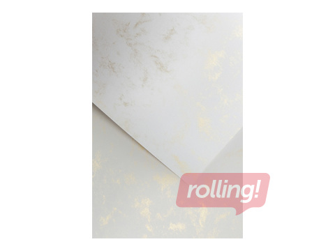 Design paper Marble Metallic, A4, 120 g/m2, 50 sheets