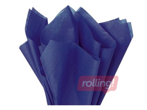 Шелковая бумага декоративная Bleu Roy 18, 18г/м², 50x75см, 24 листов