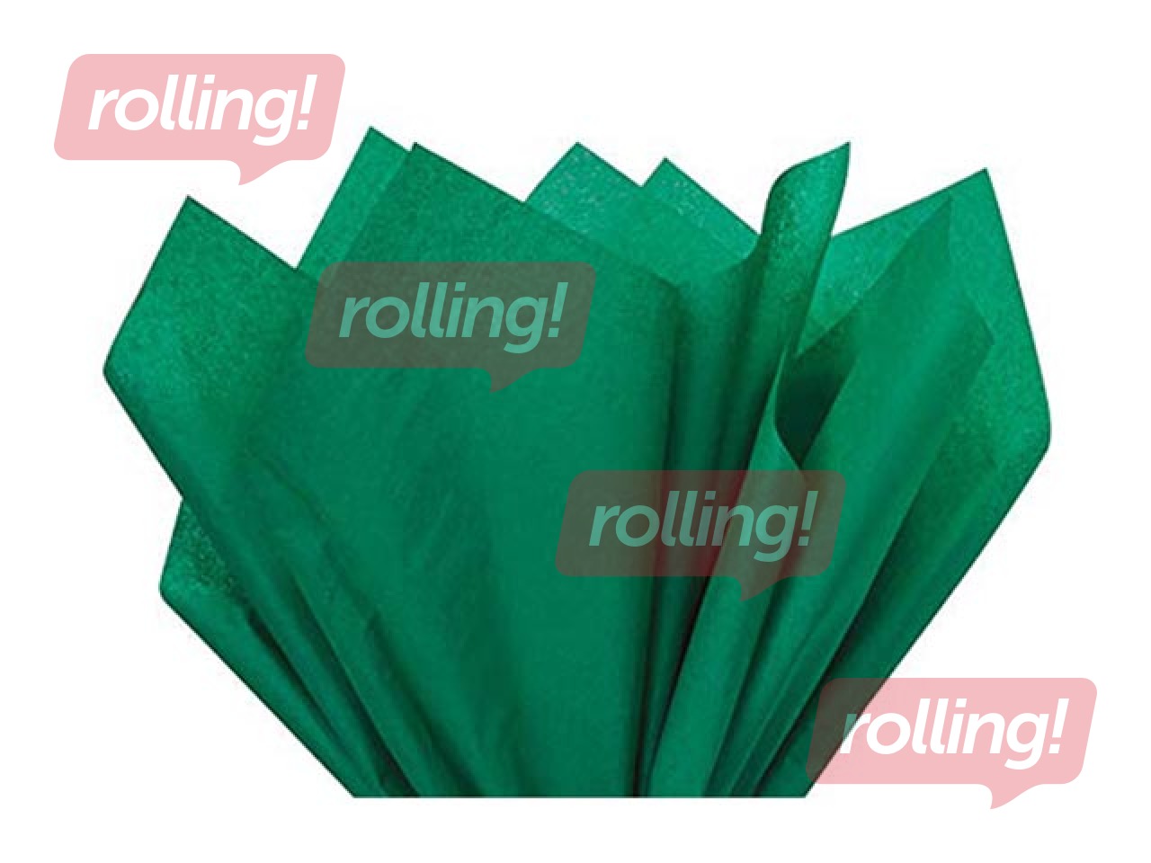 Siidipaber Vert jade 42, 18g/m², 50x75cm, 24 lehte