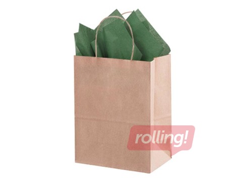 Siidipaber Vert bouteille 54, 18g/m², 50x75cm, 24 lehte