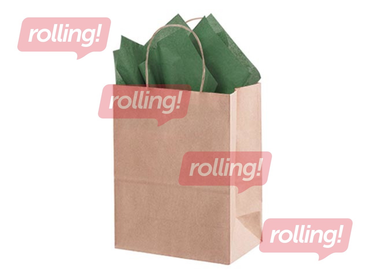 Siidipaber Vert bouteille 54, 18g/m², 50x75cm, 24 lehte