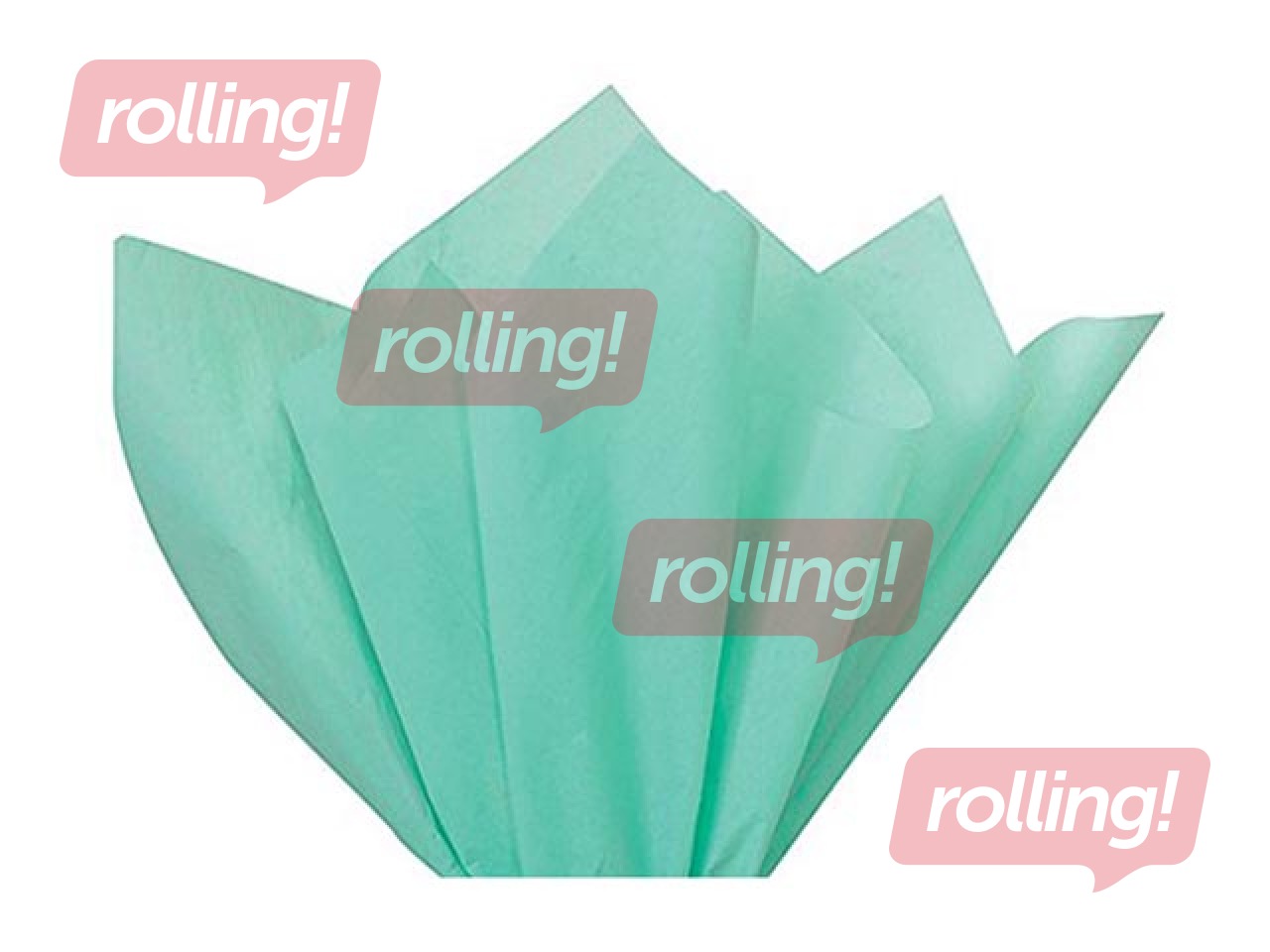 Шелковая бумага декоративная Vert d'Eau 73, 18г/м², 50x75см, 24 листов