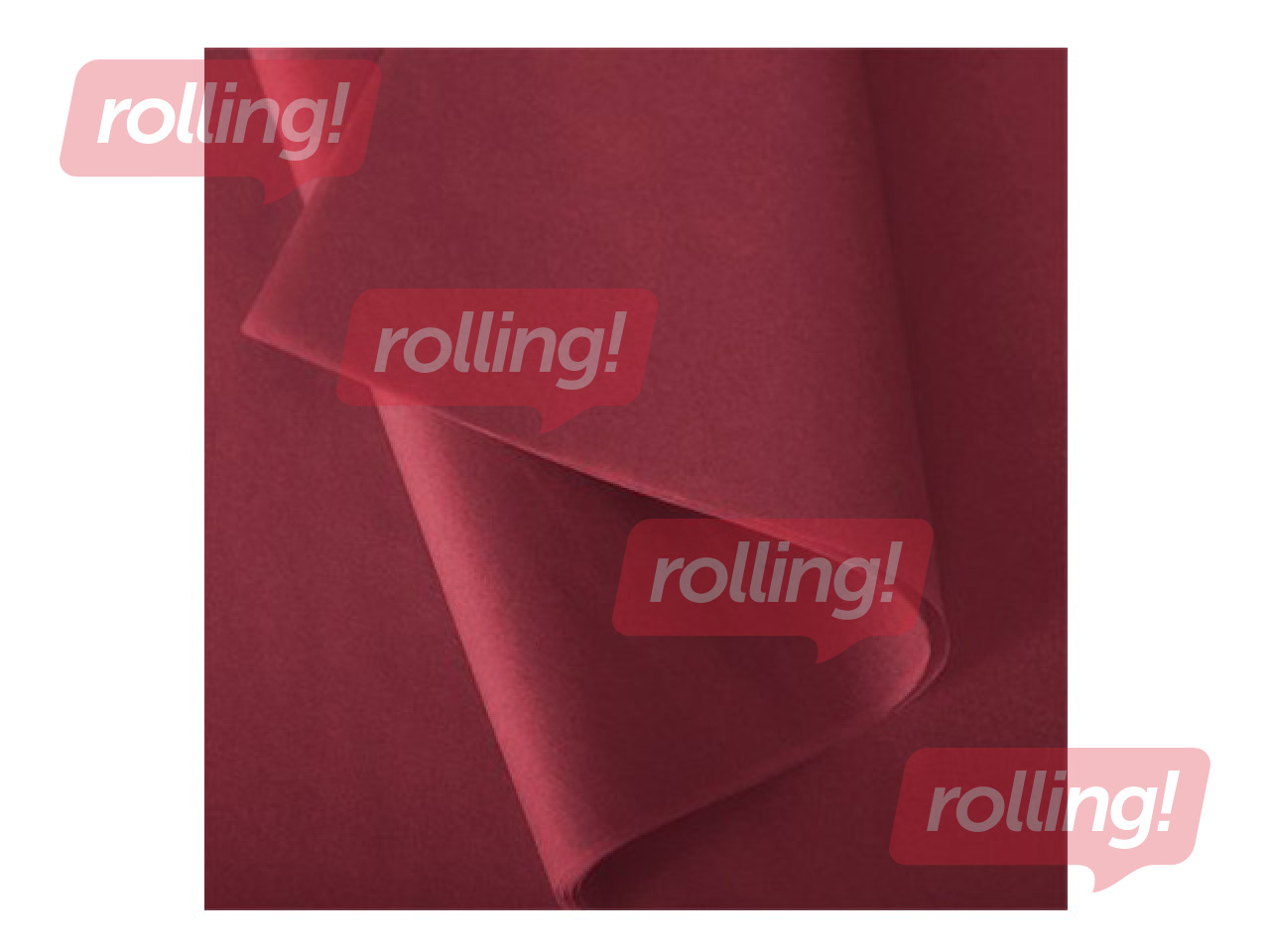 Siidipaber Rouge brique 152, 18g/m², 50x75cm, 24 lehte