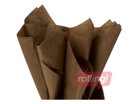 Siidipaber Brun 202, 18g/m², 50x75cm, 24 lehte