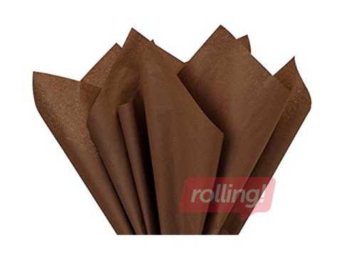 Dekoratiivne siidipaber Chocolate 243, 18g/m², 50x75cm, 24 lehte