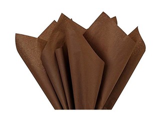Dekoratiivne siidipaber Chocolate 243, 18g/m², 50x75cm, 24 lehte