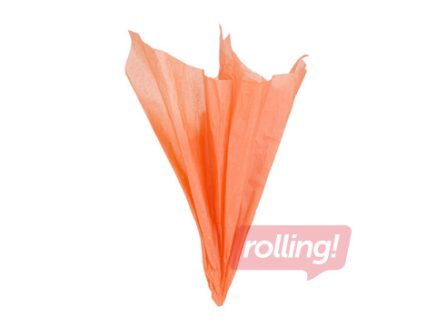 Dekoratiivne siidpaber, oranž, 15g/m², 50x65cm, 10 lehte